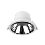 Noxion LED Downlight Apollo 20W 2300lm 60D - 830 Varm Hvit | 220mm - Utskjæring 200mm - Alu Reflektor - UGR <19