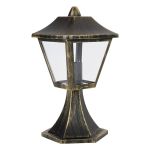 Ledvance Utendørs lykt E27 Endura Classic Svart-Gull | 33cm - Traditioneel