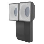 Ledvance LED flomlys Endura Spot svart 16W 1500lm 50D - 840 kald hvit | IP55 - Bevegelses- og lyssensor - symmetrisk