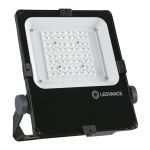 Ledvance LED flomlys Performance svart 50W 6300lm 55x110D - 840 kald hvit | IP66 - asymmetrisk