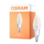 Osram Superstar Classic LED E14 Mignon Filament Klar 4W 470lm - 822-827 Dim To Warm | Dimbar - Erstatter 40W