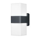 Ledvance Smart+ Wifi Veggbelysning Grå Up & Down - Udendørs - 13.5W 950lm - 830 Varm Hvit | RGBW - Dimbar