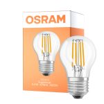 Osram LED Superstar E27 Ball Filament Klar 3.4W 470lm - 940 Kald Hvit | Beste Fargegjengivelse - Dimbar - Erstatter 40W