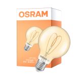Osram Vintage 1906 LED E27 Globe Filament Heart Gull 8W 806lm - 922 Ekstra Varm Hvit | Beste Fargegjengivelse - Dimbar - Erstatter 60W