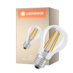 Ledvance Classic LED E27 Pære Filament Klar 5W 1055lm - 827 Ekstra Varm Hvit | Erstatter 75W