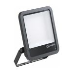 Ledvance LED Flomlys Aluminium Svart 100W 15000lm 100D - 840 Kald Hvit | IP66 - Lyssensor - Symmetrisk