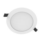 Ledvance Downlight Slim Alu Aluminium Hvit 13W 1300lm 90D - 840 Kald Hvit | Utskjæring 150 - IP44 - Dali Dimbar 