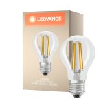Ledvance Classic LED E27 Pære Filament Klar 5.9W 806lm - 840 Kald Hvit| Erstatter 60W