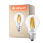 Ledvance Classic LED E27 Pære Filament Klar 5W 1055lm - 827 Ekstra Varm Hvit | Dimbar - Erstatter 75W
