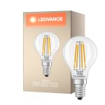 Ledvance Classic LED E14 Pære Filament Klar 2.2W 470lm - 827 Ekstra Varm Hvit | Erstatter 40W