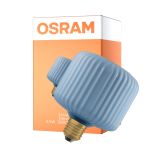 Osram Decor LED Lamp Blå Glass E27 3.5W 300lm - 827 Ekstra Varm Hvit | Erstatter 25W