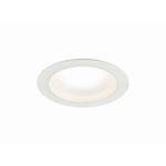 Sylvania LED Downlight Start IP44 150 Aluminium Hvit 12W 1200lm 74D - 830 Varm Hvit | Utskjæring 150mm - IP54 - Dimbar