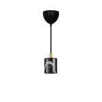 Nordlux Siv Pendel Lampe Marmor og Metall Svart | 65mm - Egnet for E27