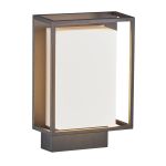 Nordlux Nestor Veggbelysning Aluminium Svart 8W 550lm - 827 Ekstra Varm Hvit