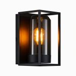 Nordlux Griffin Veggbelysning Aluminium Svart | Egnet for E27