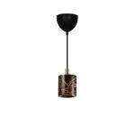 Nordlux Siv Pendel Lampe Marmor og Metall Brun | 65mm - Egnet for E27