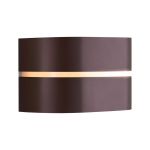 Nordlux Sibelis Veggbelysning Aluminium Brun | IP44 - Egnet for E27