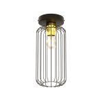 Emibig Taklampe Barn Stål Svart | Egnet for 1x E27 - Max 15W
