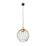 Emibig Pendel Lampe Nando Stål Svart | Egnet for 1x E27 - Max 15W