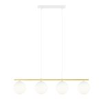 Emibig Pendel Lampe Allora Stål Hvit | Egnet for 4x E14 - Max 10W