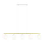 Emibig Pendel Lampe Allora Stål Hvit | Egnet for 5x E14 - Max 10W