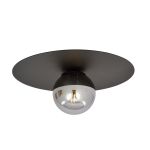 Emibig Taklampe Solar Stål Svart | Egnet for 1x E14 - Max 10W