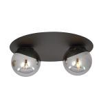 Emibig Taklampe Solar Stål Svart | Egnet for 2x E14 - Max 10W