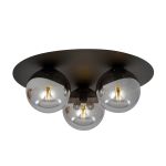 Emibig Taklampe Solar Stål Svart | Egnet for 3x E14 - Max 10W