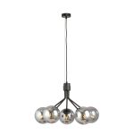 Emibig Pendel Lampe Nova Stål Svart | Egnet for 5x E14 - Max 10W