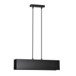 Emibig Pendel Lampe Gentor Stål Svart | Egnet for 2x E27 - Max 15W