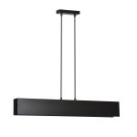 Emibig Pendel Lampe Gentor Stål Svart | Egnet for 3x E27 - Max 15W