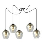 Emibig Pendel Lampe Level Stål Svart | Egnet for 5x E27 - Max 15W