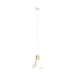 Emibig Pendel Lampe Rosa Stål Hvit | Egnet for 1x E27 - Max 15W