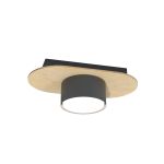 Emibig Taklampe Diaz Stål Svart | Egnet for 1x GX53 - Max 12W