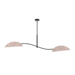 Emibig Taklampe Lotus Stål Svart | Egnet for 2x E14 - Max 10W