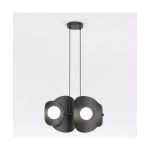 Emibig Pendel Lampe Elementi Stål Svart | Egnet for 4x G9 - Max 8W