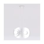 Emibig Pendel Lampe Elementi Stål Hvit | Egnet for 4x G9 - Max 8W