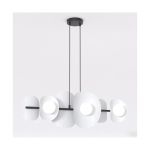 Emibig Pendel Lampe Elementi Stål Grå | Egnet for 6x G9 - Max 8W