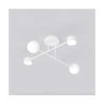 Emibig Taklampe Holon Stål Hvit | Egnet for 2x G9 - Max 8W, 2x GX53 - Max 12W