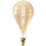 Calex XXL Splash Gull LED E27 Filament 3W 250lm- 822 Ekstra Varm Hvit | Dimbar