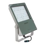 Philips LED Flomlys Coreline BVP130 Grå 141W 21000lm 70x21D - 740 Kald Hvit | IP66 - Asymmetrisk