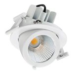 Philips LED Spot LuxSpace Accent Compact RS772B 36W 3850lm 36D - 930 Varm Hvit | 134mm - Beste Fargegjengivelse