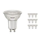 Fordelspakning 10x Noxion LED Spot GU10 PAR16 4.6W 420lm 36D - 840 Kald Hvit | Dimbar - Erstatter 50W