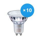 Fordelspakning 10x Philips MASTER Value LED Spot GU10 PAR16 3.7W 270lm 36D - 930 varm hvit | beste fargegjengivelse - dimbar - erstatter 35W