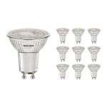 Fordelspakning 10x Noxion PerfectColor LED spot GU10 PAR16 4W 345lm 36D - 940 kald hvit | beste fargegjengivelse - dimbar - erstatter 50W