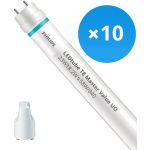 Fordelspakning 10x Philips LED Lysrør T8 MASTER Value (EM/Mains) Ultra Output 23W 3700lm - 865 daglys | 150cm - erstatter 58W