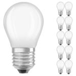 Fordelspakning 10x Ledvance Classic LED E27 Pære filament matt 2.8W 250lm - 827 ekstra varm hvit | dimbar - erstatter 25W
