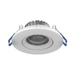 Noxion LED Spot Ares Vippbar Hvit 6W 540lm 927-940 3CCT | Utskjæring 68mm