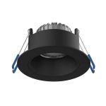 Noxion LED Spot Ares Dyp ring Svart 6W 540lm 927-940 3CCT - med Inner Sirkel Svart | Utskjæring 68mm