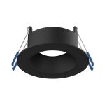 Noxion LED Spot Ares Dyp ring Svart - med Inner Sirkel Svart | Utskjæring 68mm - incl. GU10 Fitting